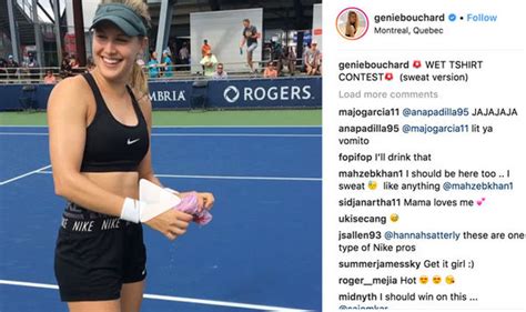 eugenie bouchard hot|Eugenie Bouchard shows off green thumb in sexy green bikini